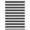 Vidaxl Zebra Roller Blind 105x100 CM Fabric Ancho de 100.9 cm Negro
