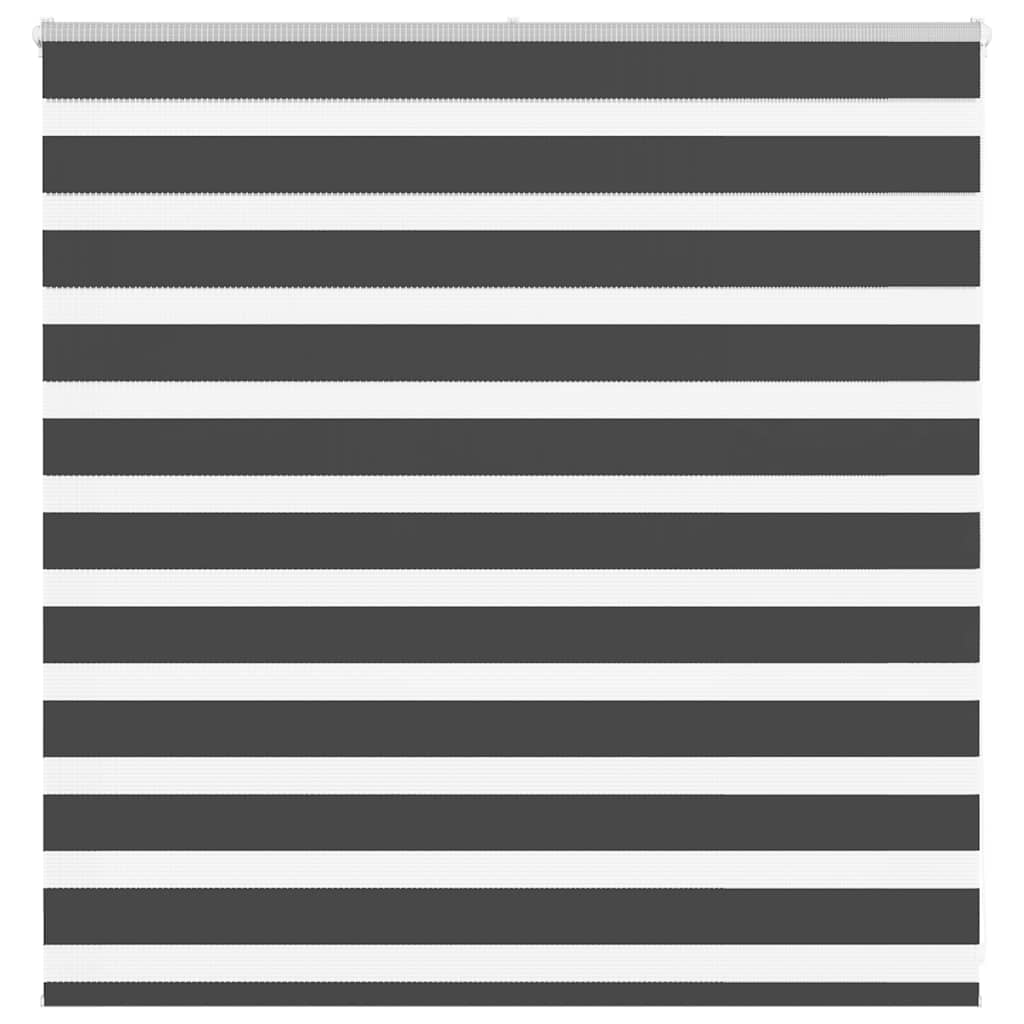 Vidaxl Zebra Roller Blind 145x100 cm Larghezza tessuto 140,9 cm nero