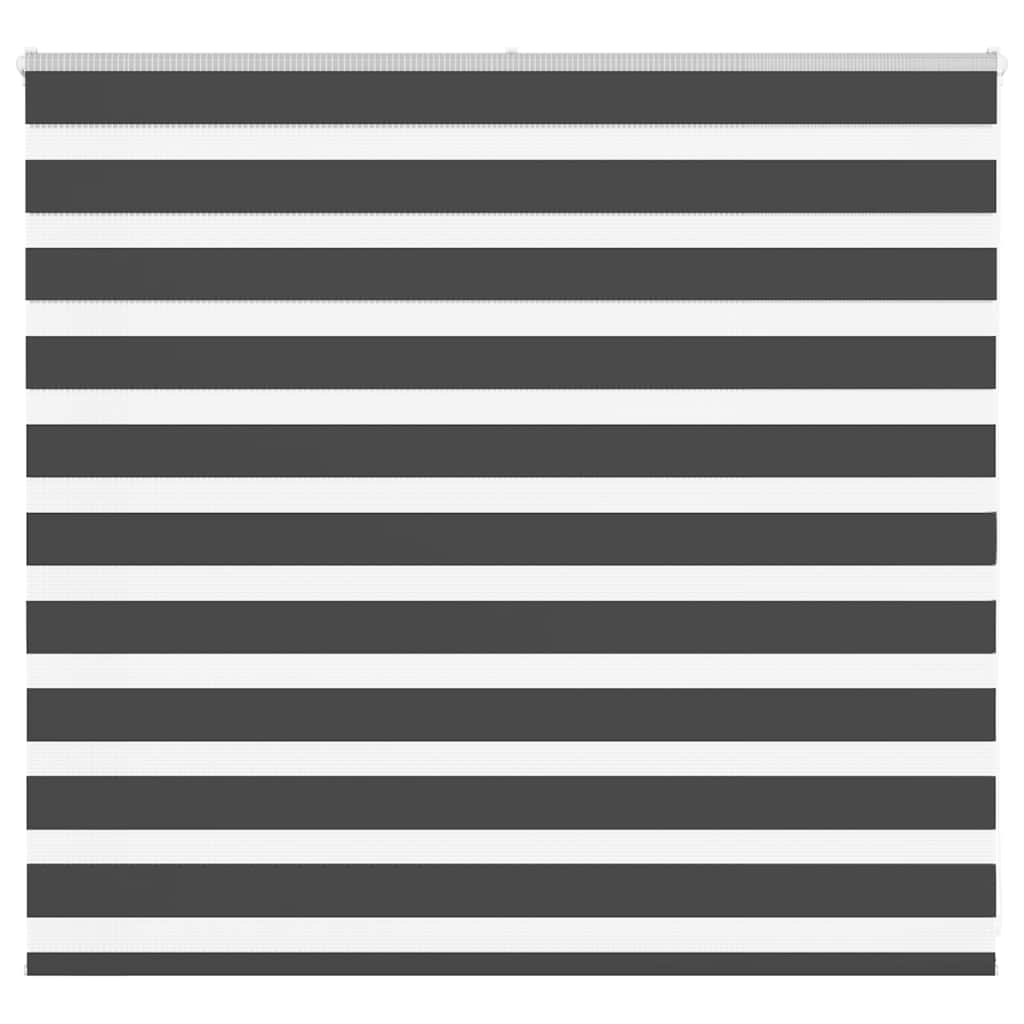 Vidaxl Zebra Roller Blind 160x100 cm Larghezza tessuto 155,9 cm nero