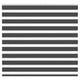 Vidaxl Zebra Roller Blind 160x100 cm Larghezza tessuto 155,9 cm nero