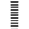 Vidaxl Zebra Roller Blind 45x150 cm de polvo ancho de 40,9 cm negro