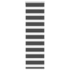 Vidaxl Zebra Roller Blind 50x150 cm Ancho de polvo de 45.9 cm Negro