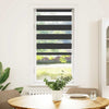 Vidaxl Zebra Roller Blind 65x150 cm Larghezza polvere 60,9 cm Nero