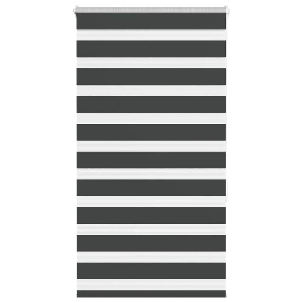 Vidaxl Zebra Roller Blind 70x150 cm Larghezza polvere 65,9 cm Nero
