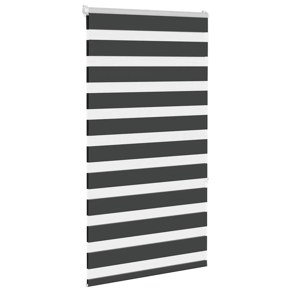 Vidaxl Zebra Roller Blind 70x150 cm Larghezza polvere 65,9 cm Nero