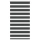 Vidaxl zebra rullo cieco 75x150 cm Larghezza tessuto 70,9 cm nero