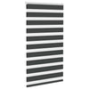 Vidaxl zebra rullo cieco 75x150 cm Larghezza tessuto 70,9 cm nero