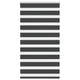 Vidaxl zebra rullo cieco 90x150 cm Larghezza tessuto 85,9 cm nero