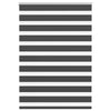 Vidaxl Zebra Roller Blind 95x150 cm Larghezza polvere 90,9 cm Nero
