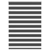 Vidaxl zebra rullo cieco 110x150 cm Larghezza polvere 105,9 cm nero