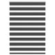Vidaxl zebra rullo cieco 110x150 cm Larghezza polvere 105,9 cm nero