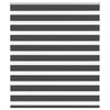 Vidaxl Zebra Roller Blind 135x150 cm Larghezza polvere 130,9 cm Nero