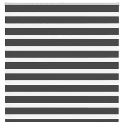 Vidaxl Zebra Roller Blind 140x150 cm Larghezza polvere 135,9 cm Nero