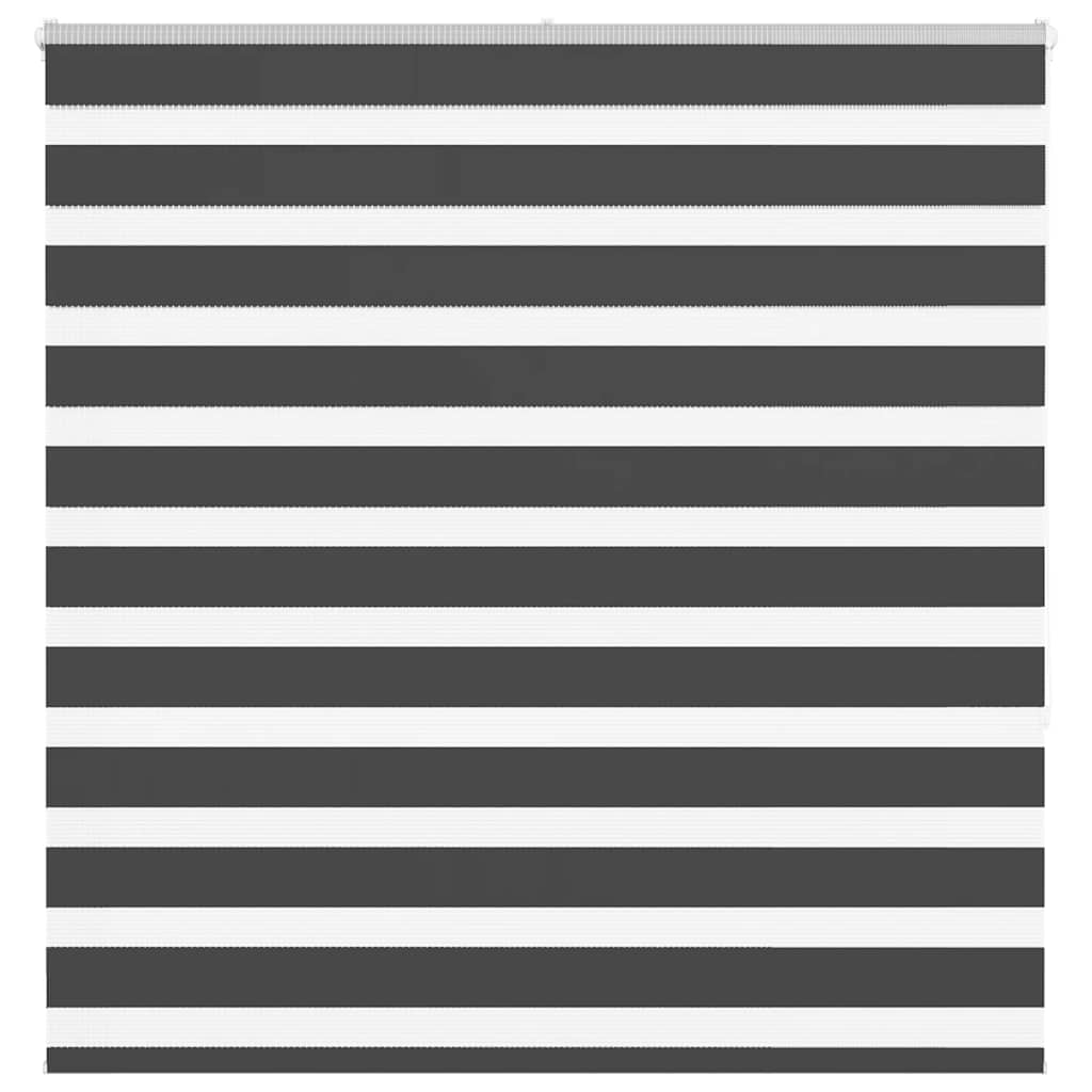 Vidaxl Zebra Roller Blind 145x150 cm Larghezza polvere 140,9 cm Nero