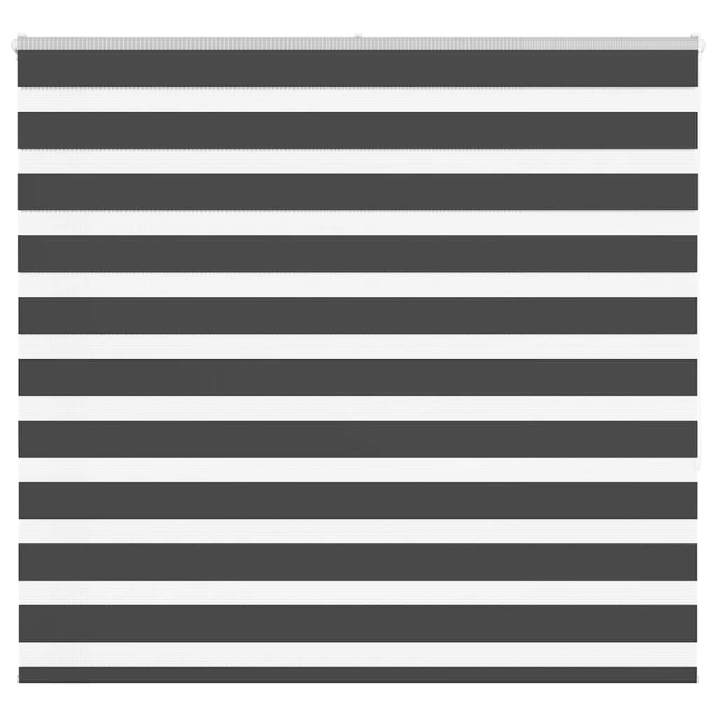 Vidaxl Zebra Roller Blind 160x150 cm Larghezza polvere 155,9 cm Nero