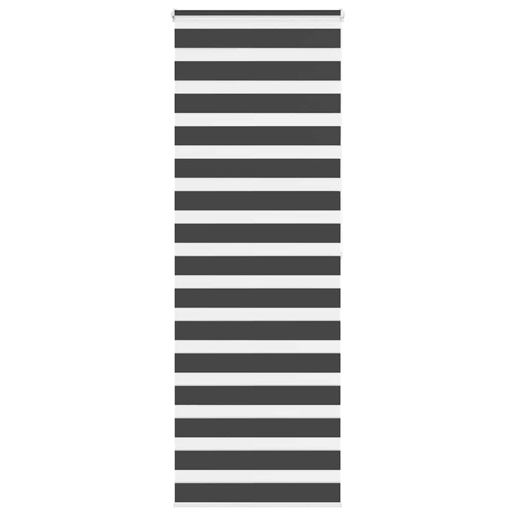 Vidaxl Zebra Roller Blind 70x200 cm Larghezza polvere 65,9 cm Nero