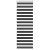 Vidaxl Zebra Roller Blind 75x200 cm Larghezza tessuto 70,9 cm Nero