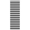 Vidaxl Zebra Roller Blind 85x200 cm Larghezza tessuto 80,9 cm Nero