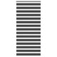 Vidaxl Zebra Roller Blind 95x200 cm Larghezza polvere 90,9 cm Nero