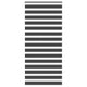 Vidaxl Zebra Roller Blind 100x200 cm Ancho de polvo de 95.9 cm Negro