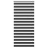 Vidaxl zebra rullo cieco 105x200 cm Larghezza tessuto 100,9 cm nero