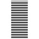Vidaxl Zebra Roller Blind 110x200 CM Fabric Ancho 105.9 cm Negro