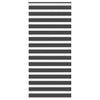 Vidaxl zebra rullo cieco 115x200 cm Larghezza tessuto 110,9 cm nero