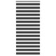 Vidaxl zebra rullo cieco 115x200 cm Larghezza tessuto 110,9 cm nero