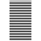 Vidaxl zebra rullo cieco 120x200 cm Larghezza tessuto 115,9 cm nero