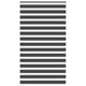 Vidaxl zebra rullo cieco 125x200 cm Larghezza tessuto 120,9 cm nero