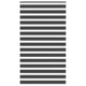 Vidaxl Zebra Roller Blind 130x200 CM Fabric Ancho de 125.9 cm Negro