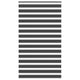 Vidaxl Zebra Roller Blind 135x200 cm Larghezza tessuto 130,9 cm nero