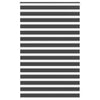 Vidaxl Zebra Roller Blind 140x200 cm Larghezza polvere 135,9 cm Nero