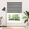 VidaXL estor enrollable cebra 160x200 cm ancho de tela 155,9 cm negro