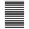 Vidaxl zebra rolgordijn 165x200 cm stofbreedte 160,9 cm zwart