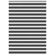 VidaXL estor enrollable cebra 165x200 cm ancho de tela 160,9 cm negro
