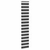 Vidaxl Zebra Roller Blind 40x230 cm Ancho de tela 35.9 cm negro