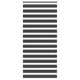 Vidaxl zebra rullo cieco 105x230 cm Larghezza tessuto 100,9 cm nero