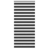 Vidaxl zebra rolgordijn 115x230 cm stofbreedte 110,9 cm zwart