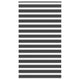 VidaXL estor enrollable cebra 120x230 cm ancho de tela 115,9 cm negro
