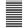 Vidaxl Zebra Roller Blind 145x230 cm Larghezza tessuto 140,9 cm nero