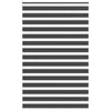 Vidaxl zebra rolgordijn 150x230 cm stofbreedte 145,9 cm zwart