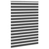 Tenda a rullo VidaXL zebrata 165x230 cm larghezza tessuto 160,9 cm nero