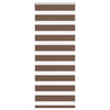 Vidaxl zebra rolgordijn 55x100 cm stofbreedte 50,9 cm polyester bruin