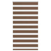 Vidaxl zebra rolgordijn 80x100 cm stofbreedte 75,9 cm polyester bruin