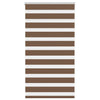 Vidaxl zebra rolgordijn 85x100 cm stofbreedte 80,9 cm polyester bruin