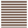 Vidaxl zebra rolgordijn 140x100 cm stofbreedte 135,9cm polyester bruin