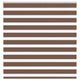 Vidaxl zebra rolgordijn 150x100 cm stofbreedte 145,9cm polyester bruin