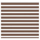 Vidaxl zebra rolgordijn 160x100 cm stofbreedte 155,9cm polyester bruin