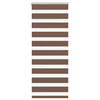 Vidaxl zebra rolgordijn 60x150 cm stofbreedte 55,9 cm polyester bruin